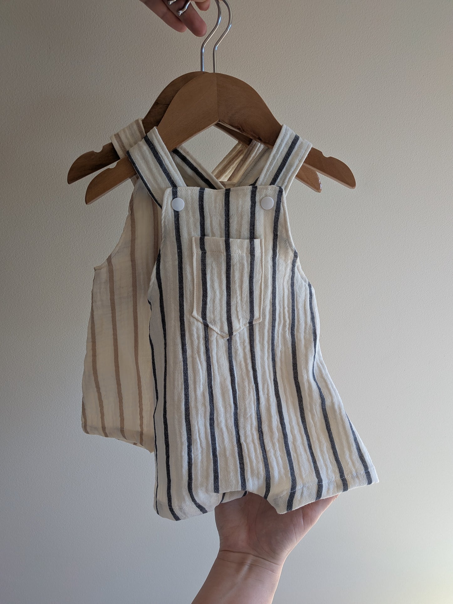 Navy Romper