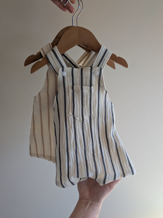 Navy Romper
